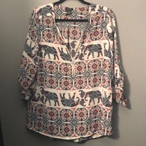 Patterned Blouse